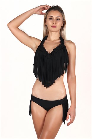 mayostoreBonestaKaplı Bikini ModelleriBonesta Püsküllü Büstiyer Bikini